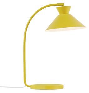 Veioza, lampa de masa design modern Dial galben
