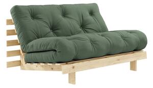 Canapea extensibilă verde 140 cm Roots - Karup Design