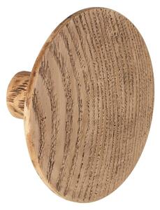 Cârlig de perete Wenko Melle, ⌀ 8 cm, decor lemn stejar