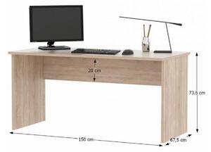 Birou, măsuţă, masă PC sonoma, 150 cm - TP278005