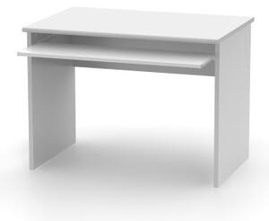 Birou, măsuţă, masă PC albă, 100 cm - TP278006