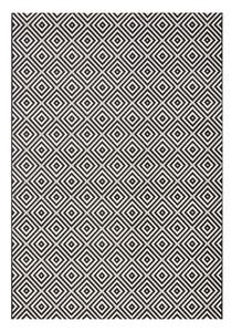Covor de exterior NORTHRUGS Karo, 160 x 230 cm, negru-alb