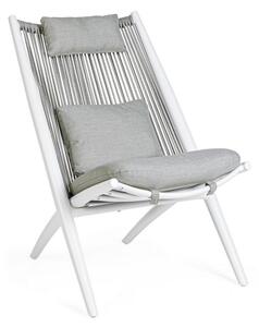 Set de 2 Fotolii exterior design modern Aloha alb