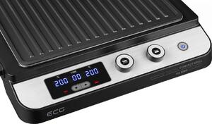 Contact grill ECG KG 1000 Gourmet, 1650–2000 W, 2 termostate independente