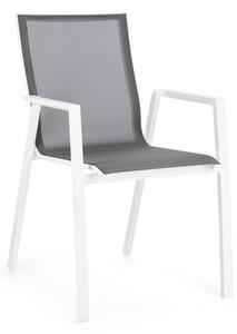Set de 4 scaune exterior design modern Krion alb
