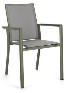 Set de 4 scaune exterior design modern Konnor verde