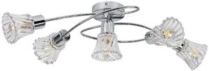 Rabalux Hestia lampă de tavan 5x40 W crom-transparent 5304