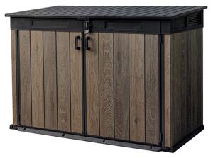 Dulap depozitare orizontal gradina, Keter, Signature, 2020 L, Nuc