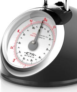 Cantar mecanic de bucatarie ETA Storio 5777 NEGRU, 5 kg, precizie 25g, vas 5 L din otel inoxidabil
