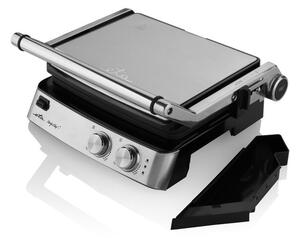 Grill electric ETA Party Chef 5155, 2000 W, 2 termostate independente, otel inoxidabil