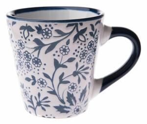 Cană din ceramică Floare albastră, 80 ml