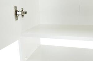 Dulap pentru maşina de spălat, alb, 64x32x190 cm - TP181608