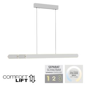 Schöner Wohnen 12577-16 - Lustra LED dimabilă ADRIANA suspendată pe cablu, 2xLED/24W/230V, alb