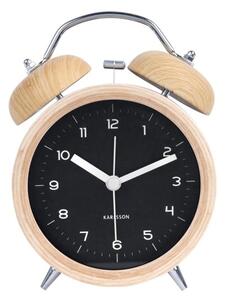 Ceas alarmă cu aspect de lemn Karlsson Classic Bell, ⌀ 10 cm