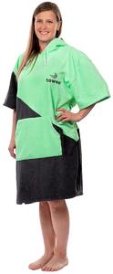 Poncho Surf Double, verde, 70 x 100 cm