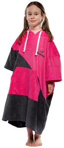 Poncho copii surf Double, roz, 60 x 80 cm