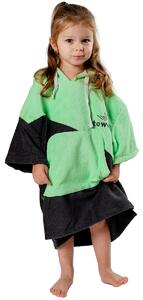 Towee Poncho copii surf Double, verde, 50 x 60 cm