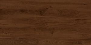 Pat din lemn si MDF, capatai tapitat cu stofa Cassiopis Velvet Gri / Nuc, 200 x 160 cm