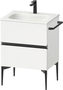 Duravit Sivida dulap 61x47.7x59.2 cm sub chiuveta pe perete alb-negru SV46500BD180000