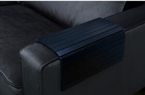 Cotieră flexibilă pentru canapea WOOOD Tray XL, negru