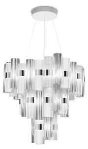 Lustra LED moderna design Art Deco realizata manual LA LOLLO XL White