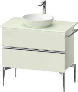 Duravit Sivida dulap 84.5x47.5x54.8 cm sub chiuveta pe perete verde-crom SV4658010HH0000