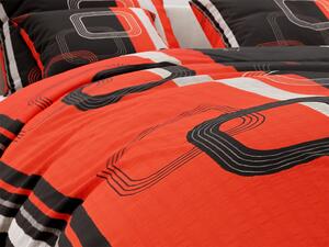 Lenjerie de pat din bumbac TONDA rosu Dimensiune lenjerie de pat: 70 x 90 cm | 140 x 200 cm