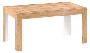 KONDELA Masă de luat masa pliantă, stejar apalache, 160-200x90 cm, PUSAN S