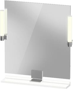 Duravit Sivida oglindă 65x65 cm pătrat cu iluminare alb-crom SV7421010180000