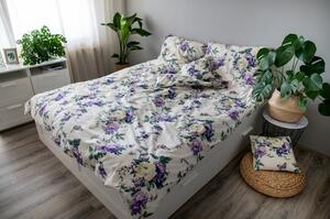 Lenjerie de pat din bumbac Cotton House Violeta, 140 x 200 cm