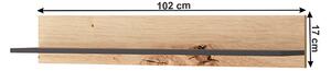 KONDELA Raft FP 102, stejar artisan/negru, FORSO