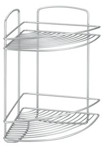 Raft dublu de colț pentru baie Metaltex Onda Corner