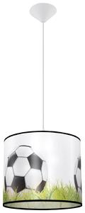 Sollux Lighting Piłka lampă suspendată 1x15 W alb-negru-verde SL.1428