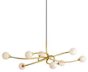 Candelabru LUX, realizat manual, design modern, SIGNATURE cu 8 surse de lumina