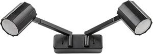 Rabalux Karter lampă de perete 2x5 W negru 73028