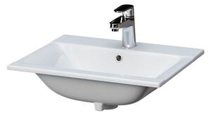 Lavoar baie incastrat alb lucios 50 cm Cersanit Ontario New 500x395 mm