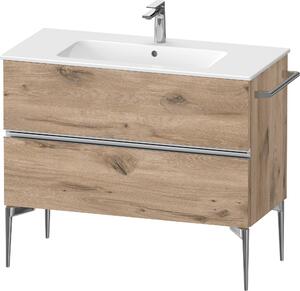 Duravit Sivida dulap 101x47.7x59.1 cm sub chiuveta pe perete stejar-crom SV4645010550000