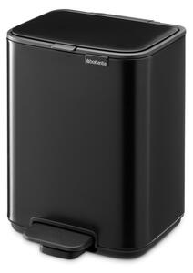 Coș de gunoi negru mat cu pedală din oțel 4 l Bo – Brabantia