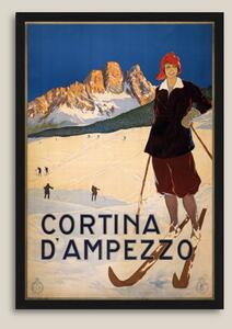 Cortina D'Ampezzo - Tablou înrămat