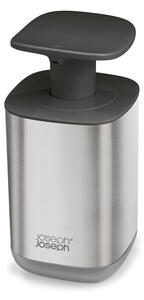 Dozator de săpun lichid argintiu lucios din oțel inoxidabil 250 ml Presto Steel – Joseph Joseph