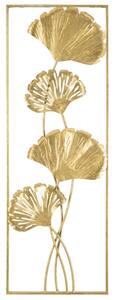 Decoratiune metalica de perete Iris-A Glam Auriu, l31xA3xH90 cm