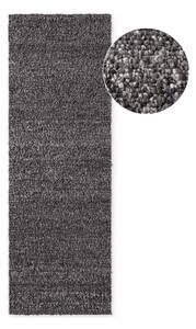 Covor tip traversă gri închis țesut manual din material bouclé 80x200 cm Notting Hill Portobello – Ted Baker