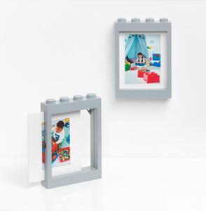 Ramă foto LEGO®, 19,3 x 26,8 cm, gri