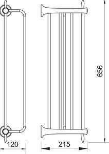 FDesign Lacrima raft de colț 65.6 cm FD6-LRA-66-66
