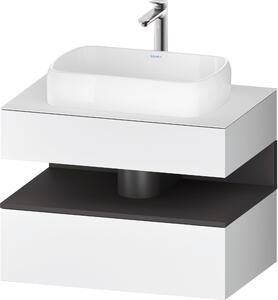 Duravit Qatego dulap 80x55x60 cm dulap atârnat sub chiuvetă alb-grafit QA4730049180010