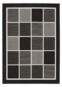Covor pentru exterior Universal Nicol Squares, 120 x 170 cm, negru-gri