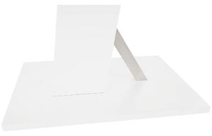 KONDELA Masă dining, beton/alb mat, 138x90 cm, BOLAST