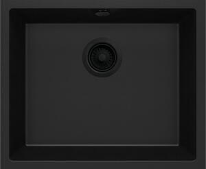Deante Corda chiuvetă din granit 55x46 cm negru ZQA_N10C