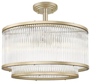 Zuma Line Sergio lampă de tavan 5x60 W transparent-auriu C0528-05H-V6AC