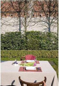 Față de masă din bumbac Tiseco Home Studio, 250 x 150 cm, bej - roz